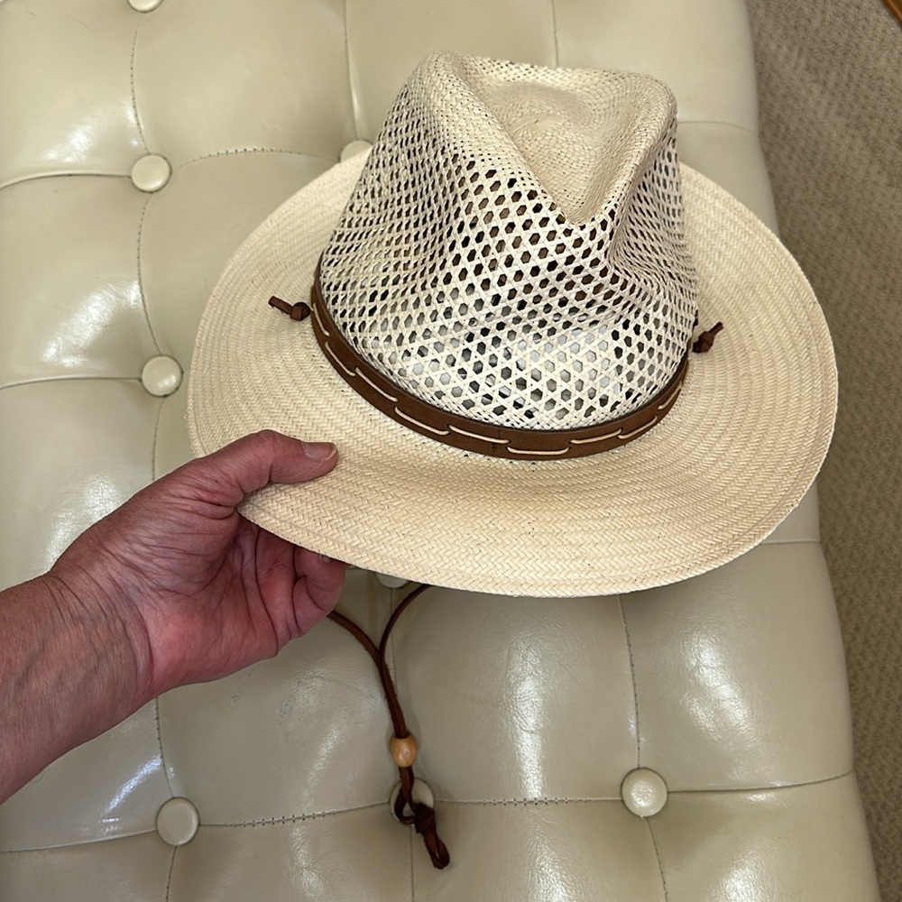 Outback Straw Collection Cream Hat - Picture 6 of 10